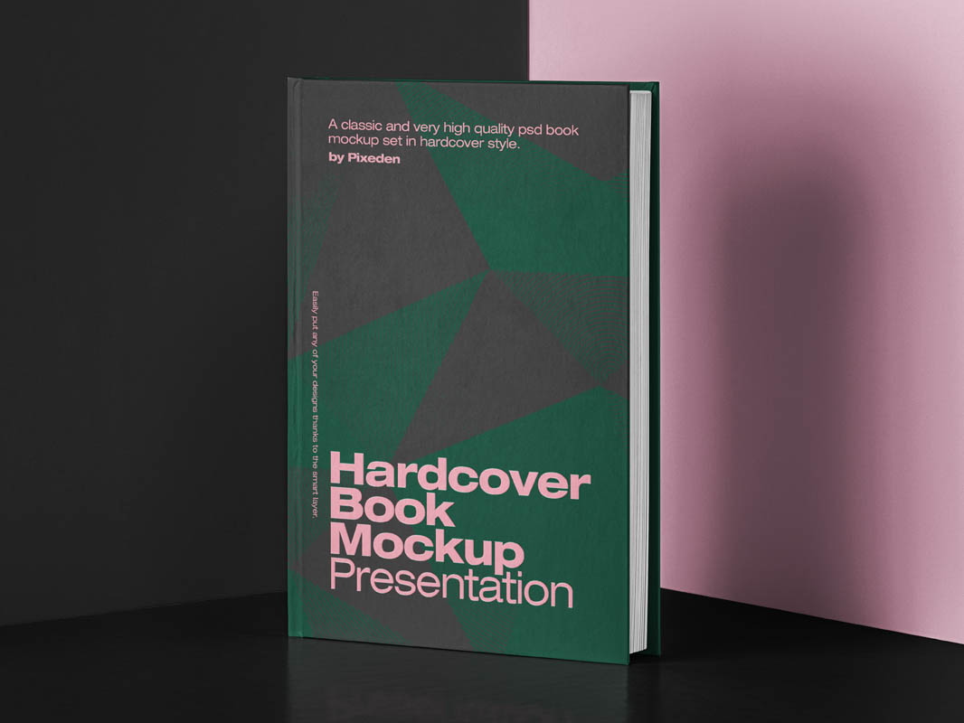 Hrad cover book mockup free Idea