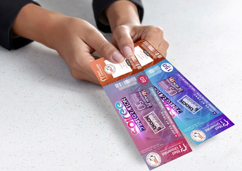Ticket Mockup PSD - Free Download