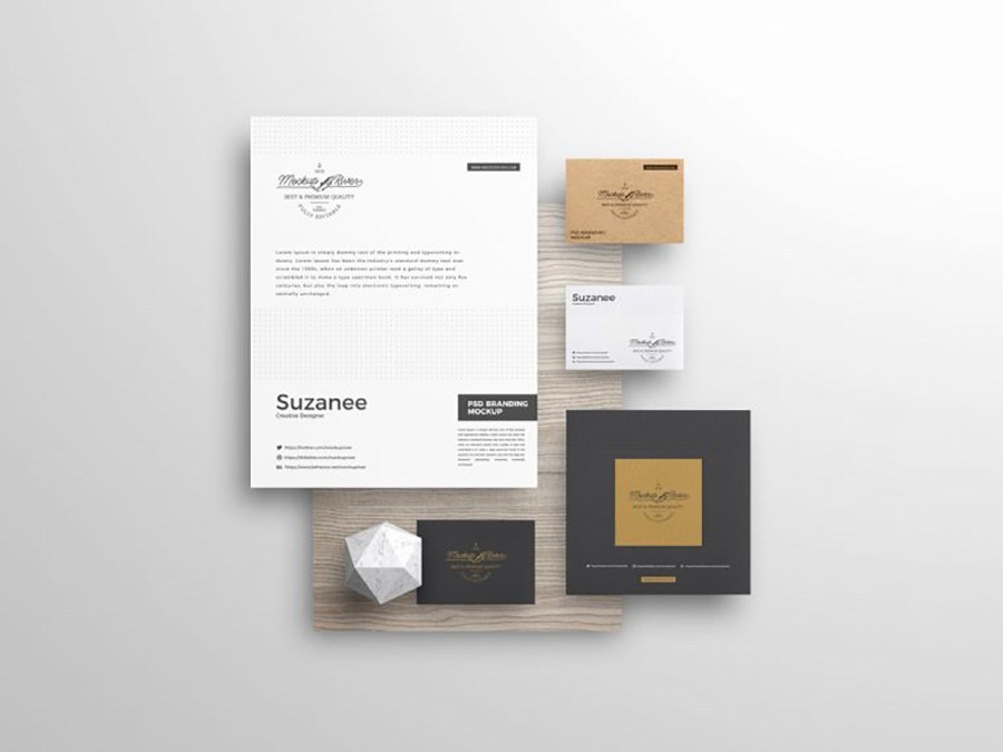 Download Stationery Branding Mockup Smashmockup