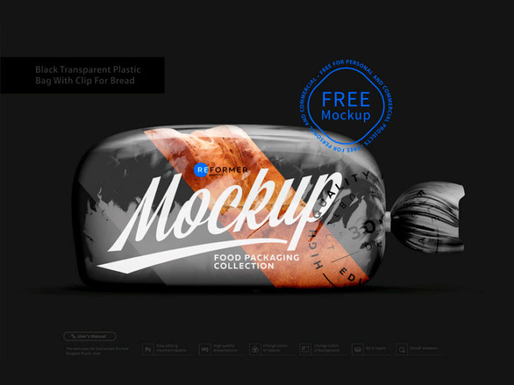 Download Bread Plastic Bag Mockup - Smashmockup