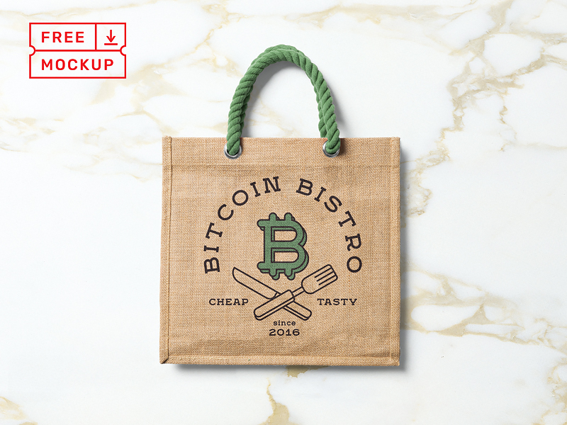 Download Realistic Tote Bag Mock-up - Free Download