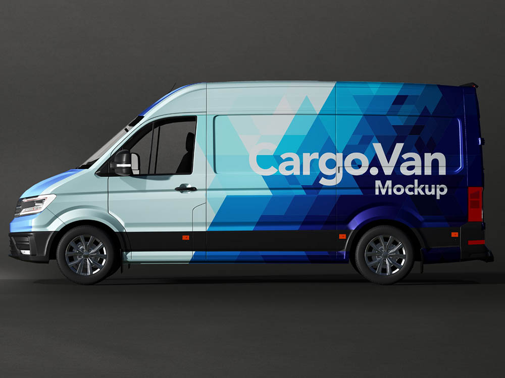 Download Cargo Van Mockup PSD - Smashmockup