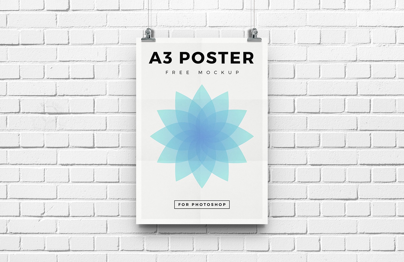 Download High Resolution A3 Poster Mockup - Free Download
