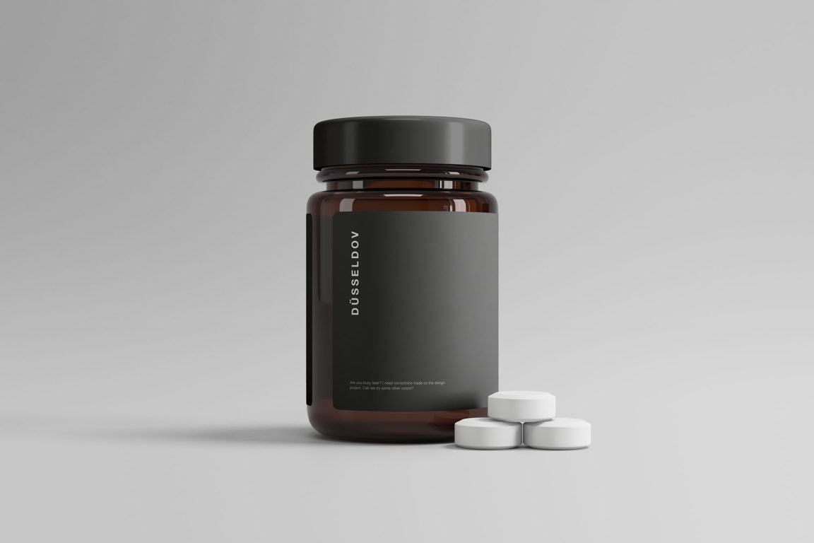 Download Medicine Pills Bottle Mockup - Free Download