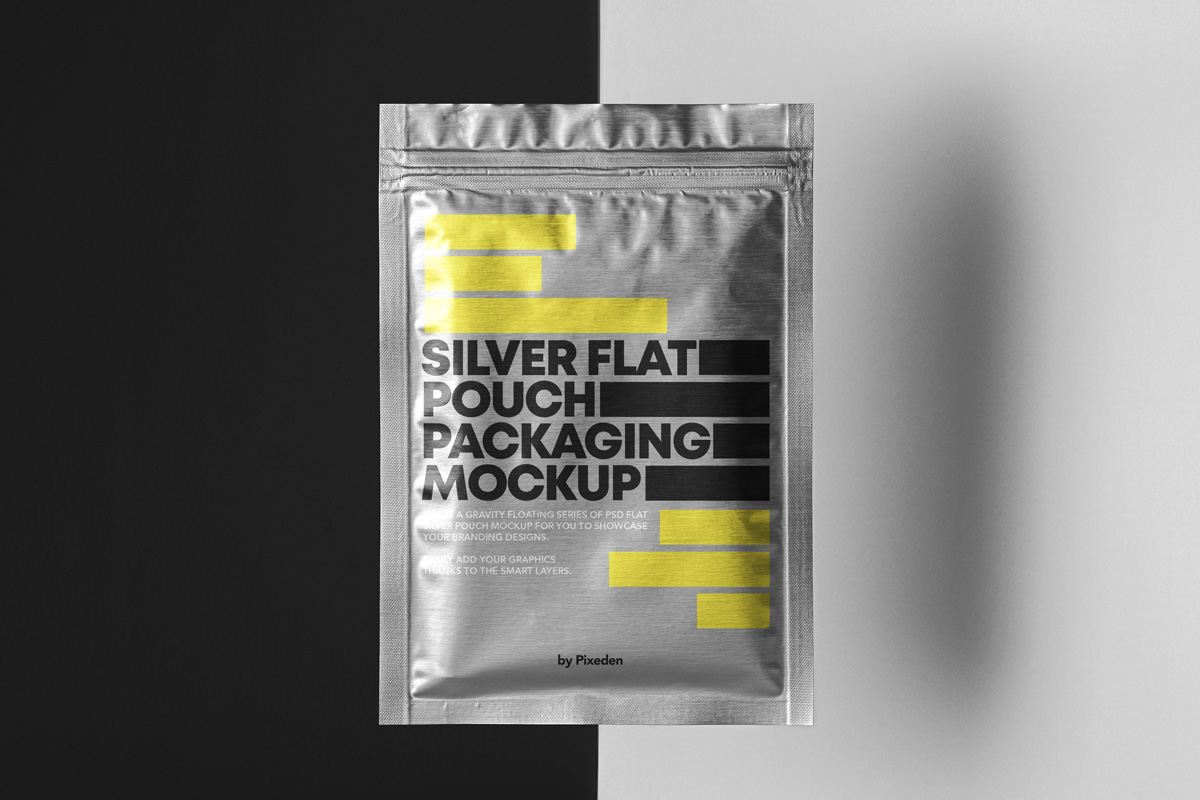 Download Metallic Pouch Packaging Mockup Smashmockup