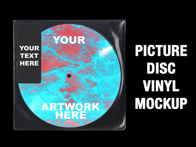 Download Picture Disc Vinyl Mockup - Free Download