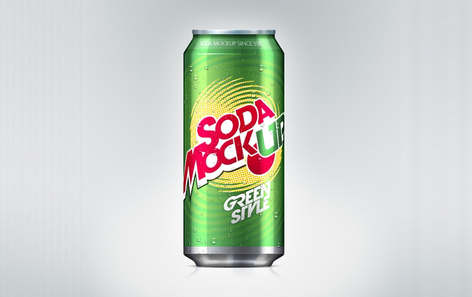Download Soda Can Mockup PSD - Free Download