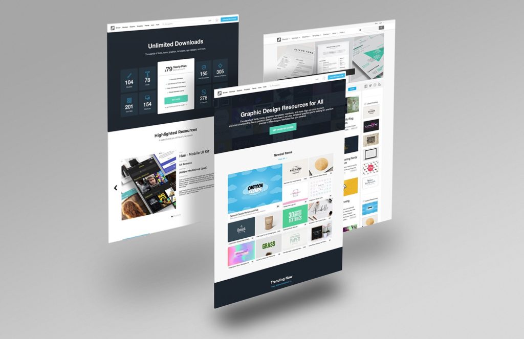 Website Mockup Set Smashmockup