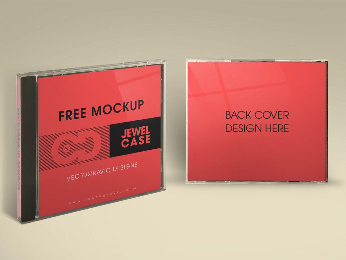 CD Jewel Case Mockup - Free Download