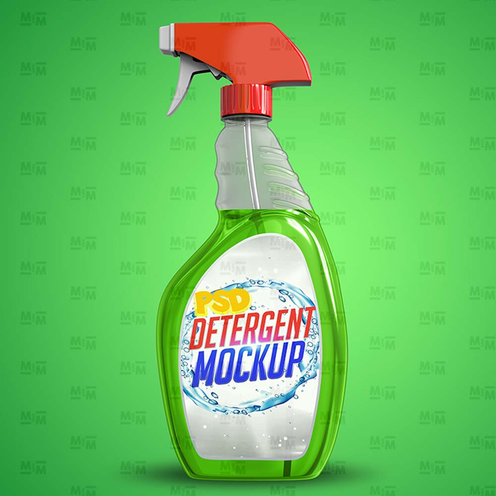 Download Detergent Spray Psd Mockup Smashmockup