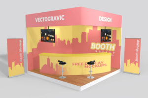 Booth Display Mockup - Free Download