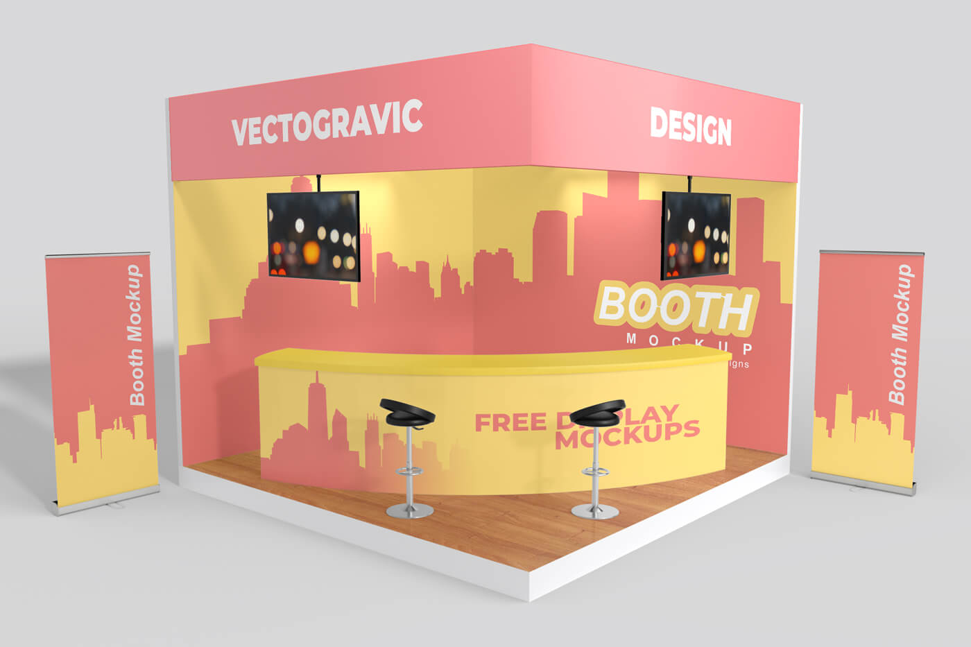 Download Booth Display Mockup Smashmockup