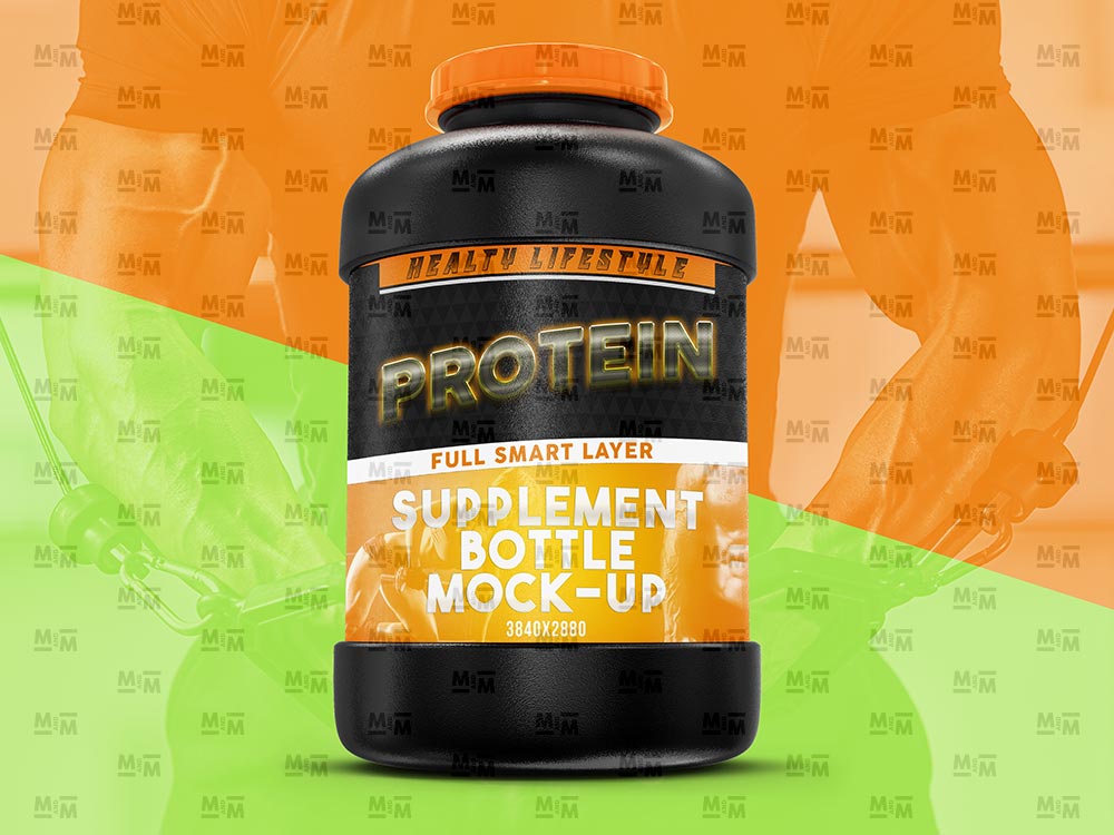 Download Supplement Bottle PSD Mockup - Smashmockup