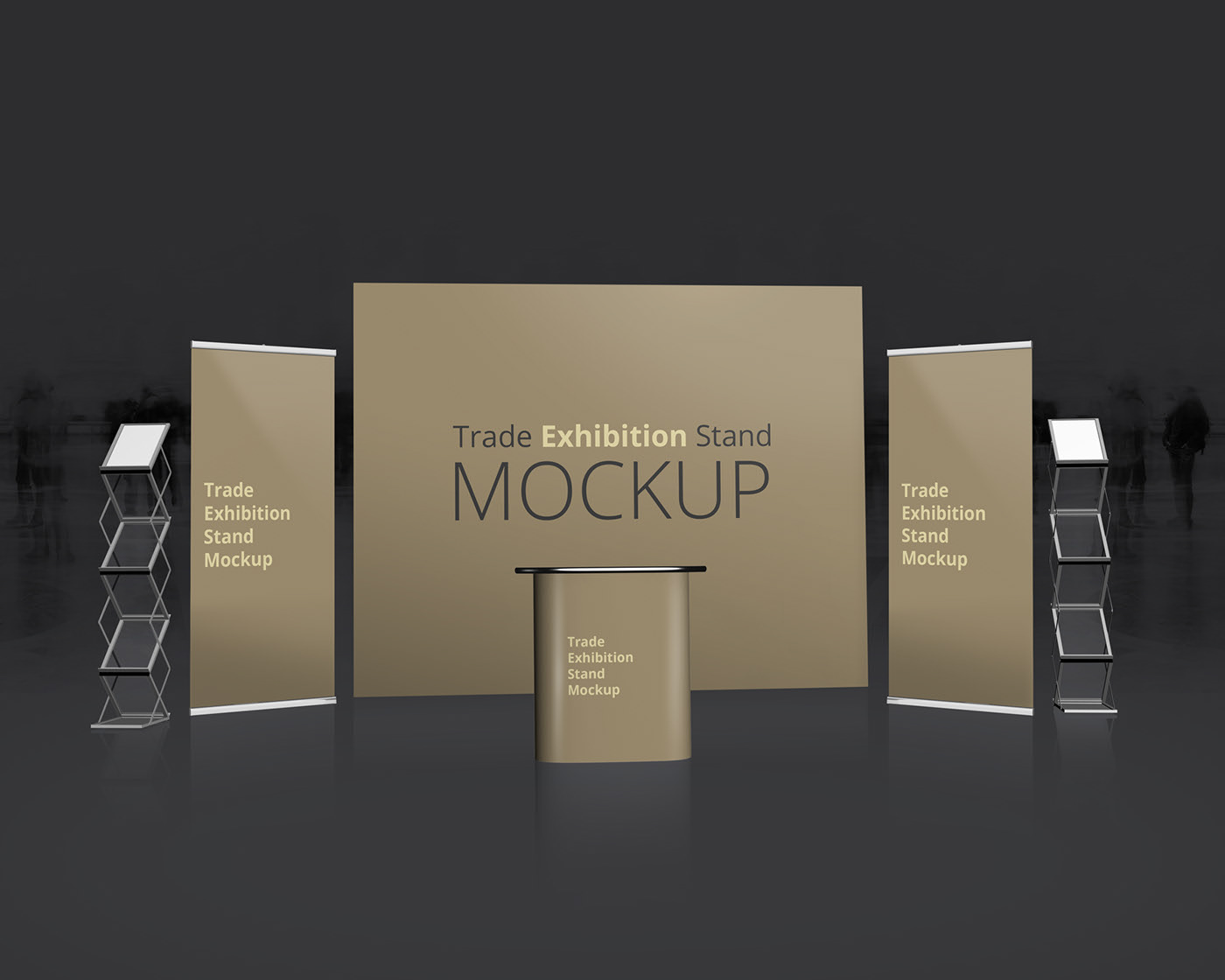 Download Trade Exhibition Stand Mockup - Free Download