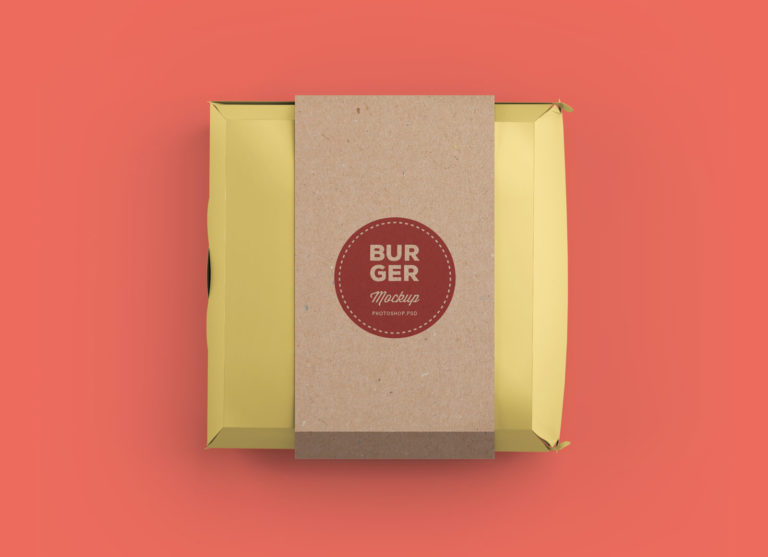 Download Burger Box Packaging Mockup - Free Download