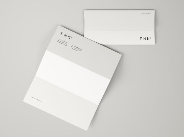 Download Envelope and A4 Folded Letterhead Mockup - Free Download