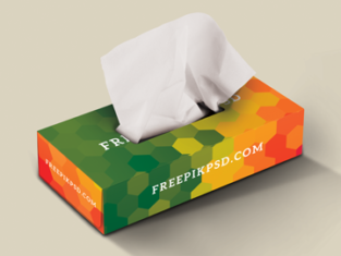 Download Tissue Box Mockup PSD Template - Free Download