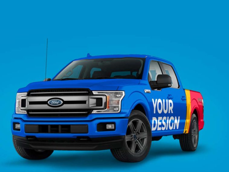 Download Ford Pickup Truck Mockup - Smashmockup