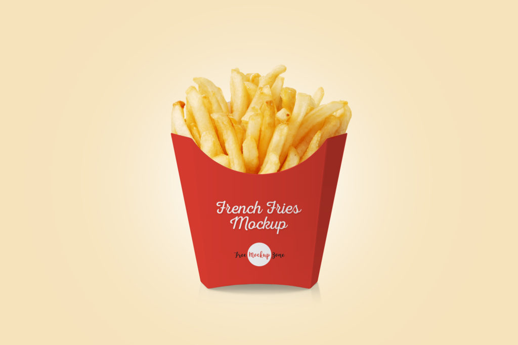 Download French Fries Packaging Mockup PSD - Free Download