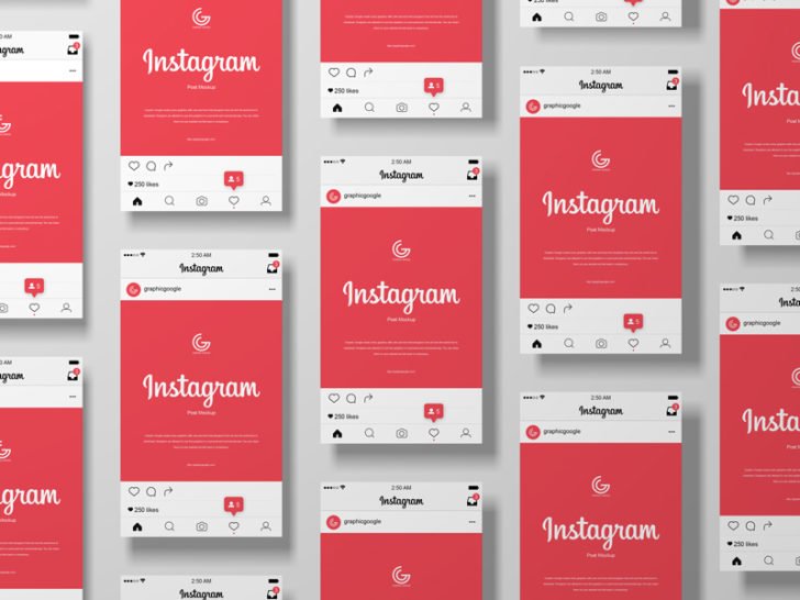 Download Instagram Post Mockup For 2020 - Free Download