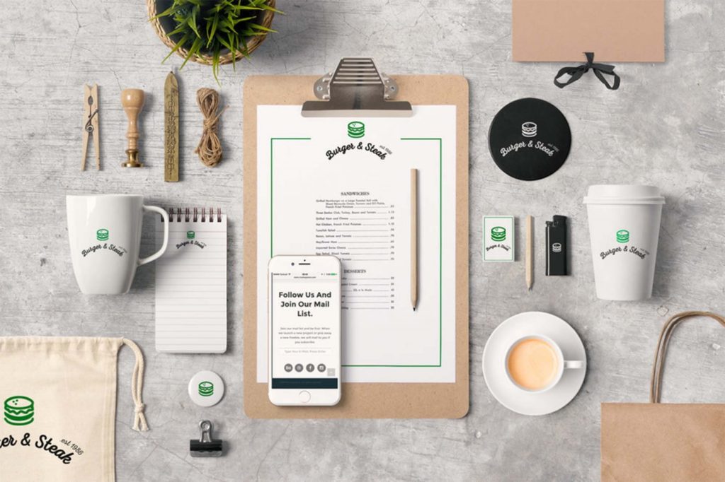 Download Restaurant Stationery Branding Mockup - Free Download