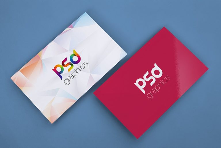 Fully Layered PSD Business Card Mockup - Smashmockup