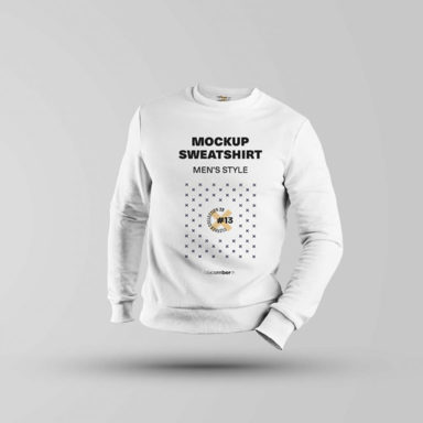 Realistic Men Sweatshirt Mockup - Smashmockup