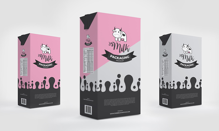 Download Milk Box Packaging Mockup - Smashmockup