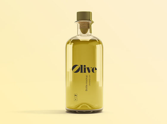 Download Olive Oil Bottle Mockup - Free Download