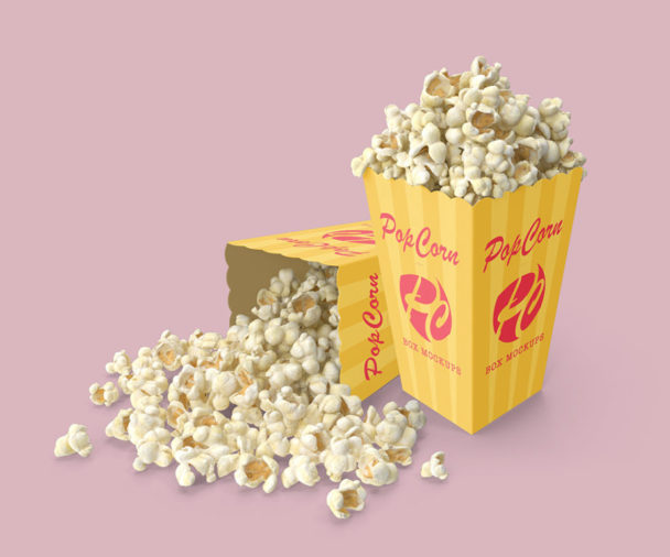 Download Popcorn Box Mockup PSD - Smashmockup