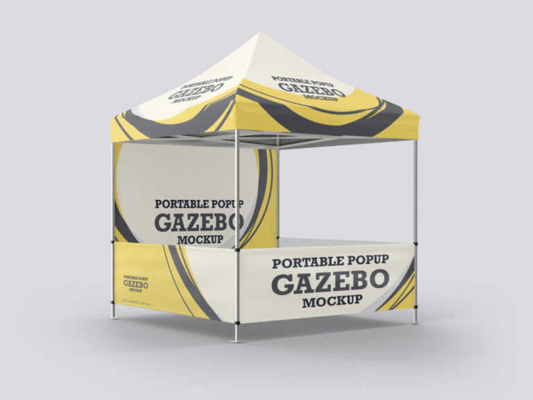 Download Portable Popup Gazebo Mockup - Free Download