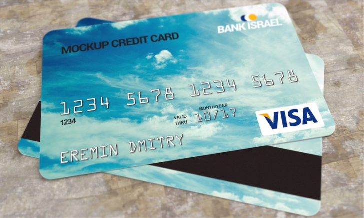 Download PSD Realistic Credit Card Mockup - Free Download