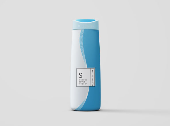 Download Packaging Shampoo Bottle Mockup PSD - Free Download
