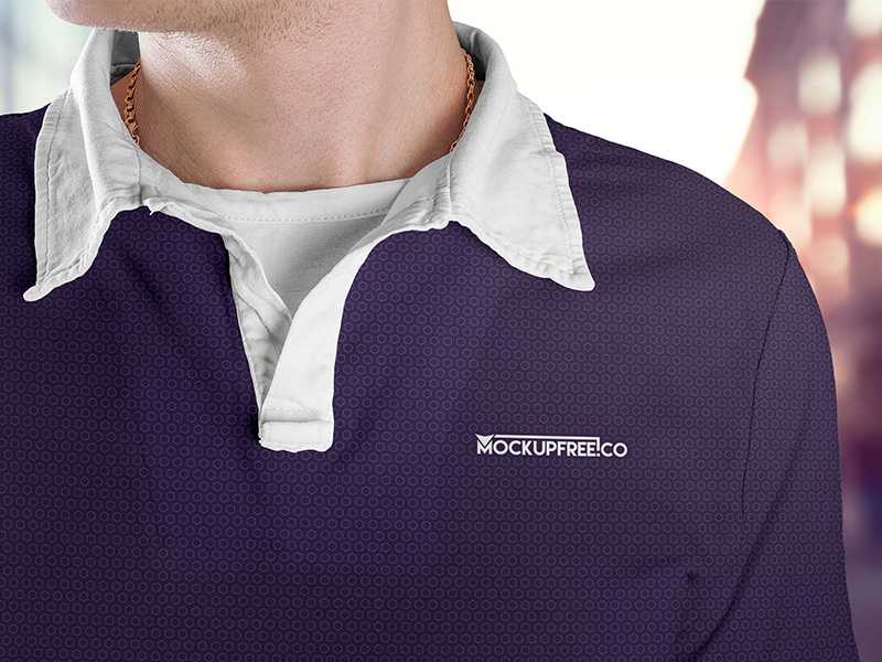 Man Polo Shirt - 5 Free PSD Mockups - Smashmockup
