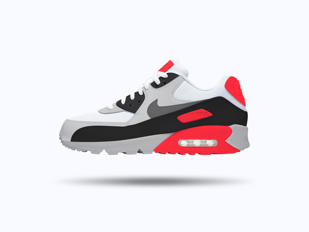 Download Nike Air Max 90 Sneaker Shoe Mockup - Free Download