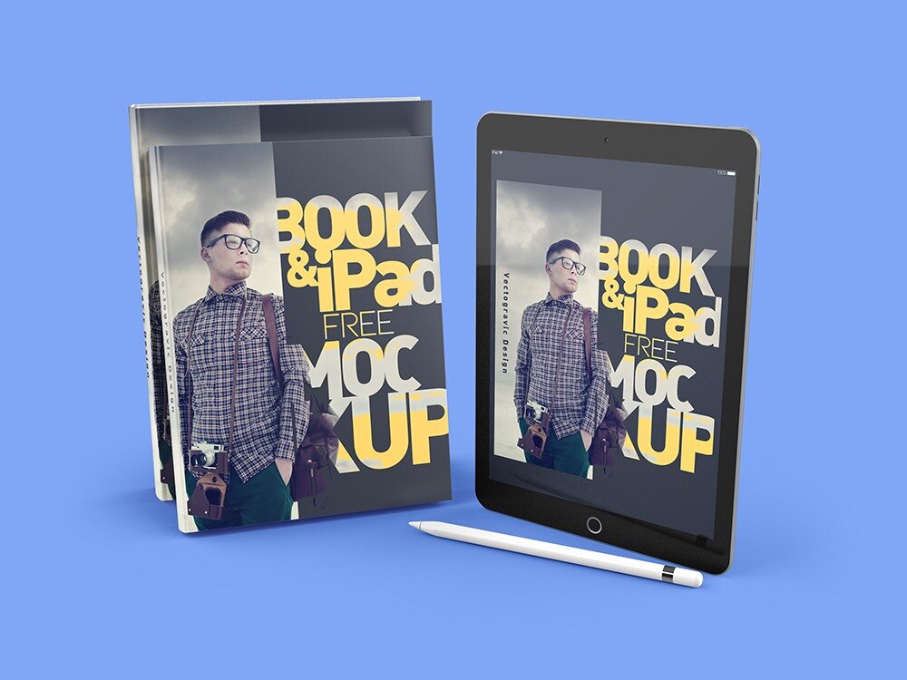 Download Ebook iPad Pro Mockup - Smashmockup