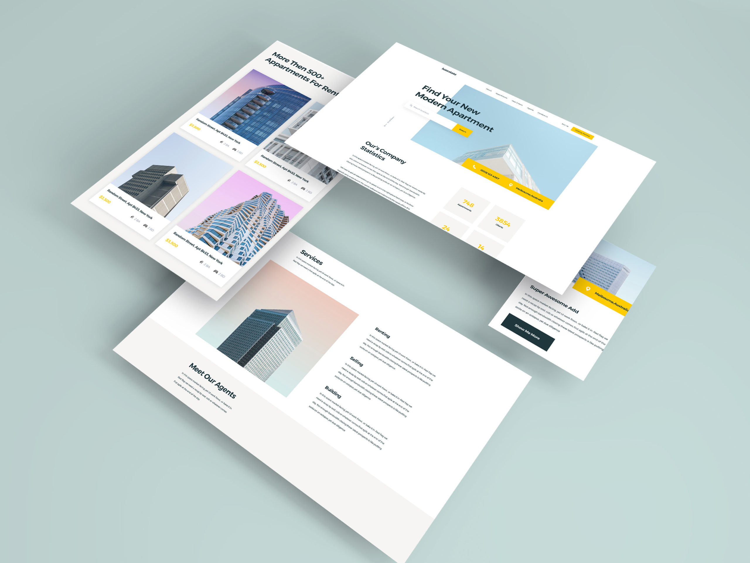 Download Isometric Web Pages Mockup - Free Download