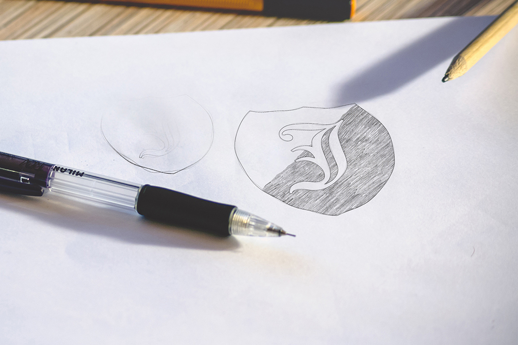 Pencil Sketch Logo Mockup by Pratiksha Naik on Dribbble