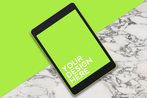 Android Pad Mockup PSD - Free Download