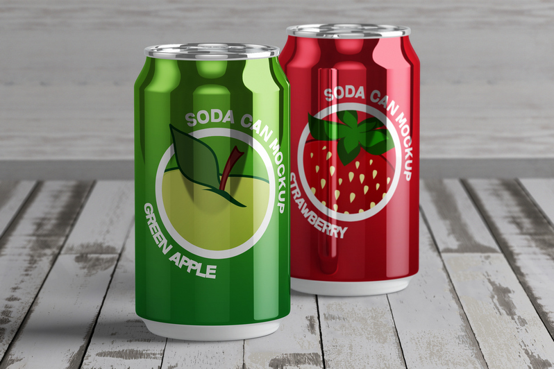 High quality Soda Can Mockup - Smashmockup