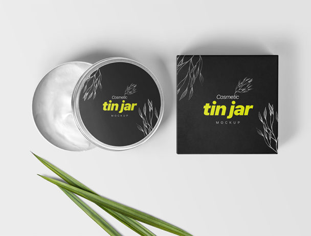 Download Cosmetic Tin Jar Mockup - Smashmockup