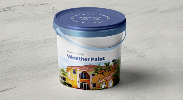 Download Paint Bucket Mockup PSD - Smashmockup