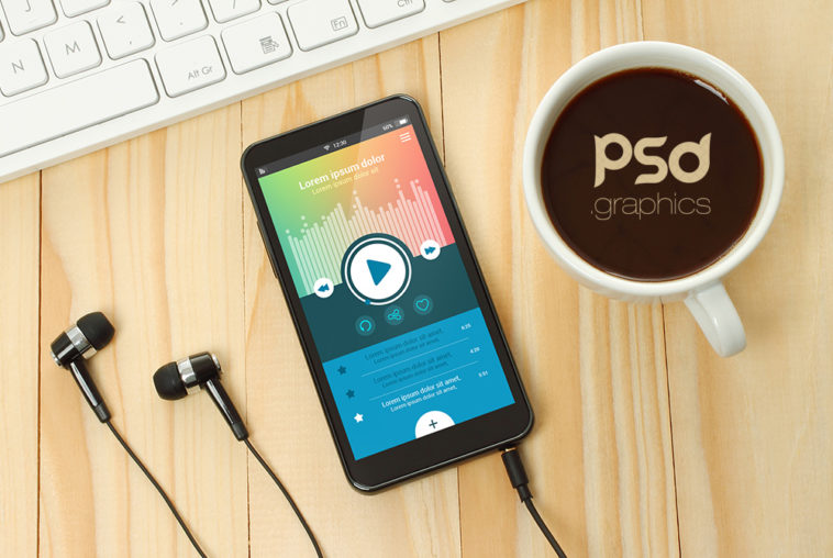 Download Music Player Smartphone Mockup - Free Download
