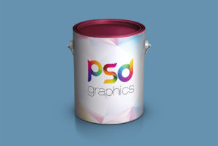 Download Paint Bucket Mockup Free PSD | PSD Graphics - Free Download