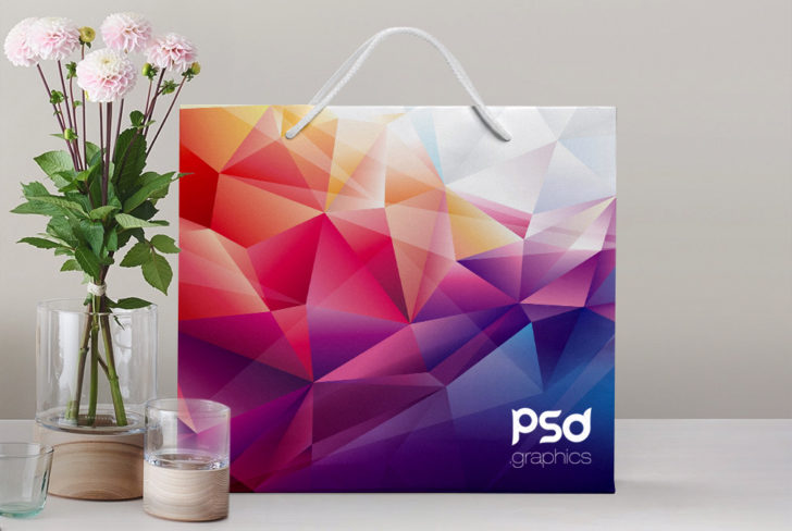 Download Shopping Paper Bag Mockup PSD Graphics - Smashmockup