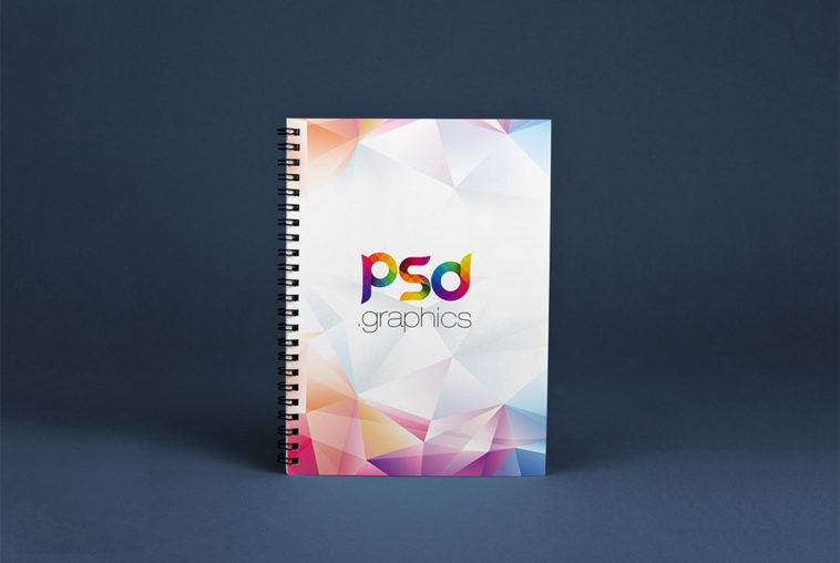 Download Standing Spiral Notebook Mockup - Free Download