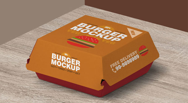 Download Professional Burger Packaging Mockup - Smashmockup