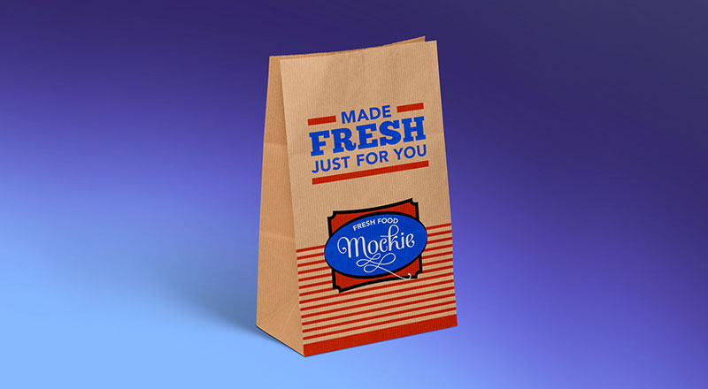 Download Kraft Paper Take Away Food Packaging Mockup - Free Download