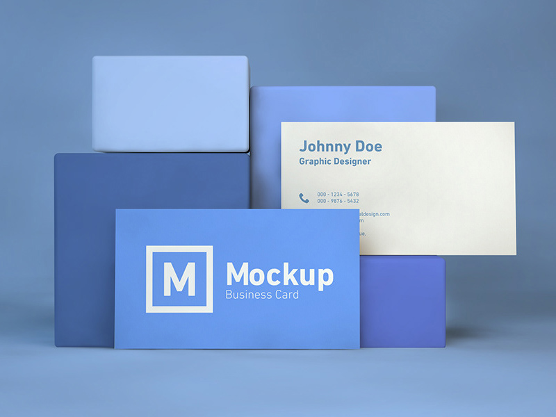 Download Clear Beautiful Business Card Mockup - Free Download