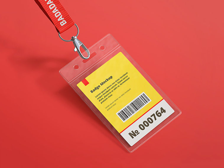 Download Professional Name Tag Badge Mockup - Free Download